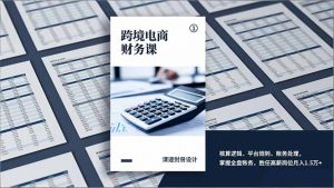 跨境电商财务课，核算逻辑、平台规则、账务处理，掌握全盘账务，胜任高薪岗位月入1.5万+-天韵资源网