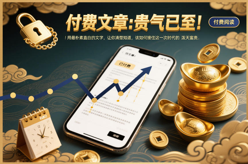 付费文章：贵气已至！用最朴素直白的文字，让你清楚知道，该如何接住这一次时代的泼天富贵-天韵资源网