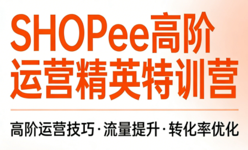 梦凡老师·Shopee虾皮高阶运营课程-天韵资源网