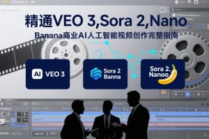 精通VEO 3，Sora 2，Nano Banana商业AI人工智能视频创作完整指南-天韵资源网