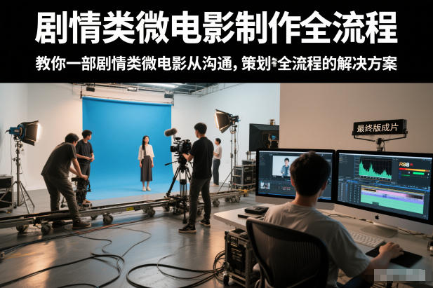 剧情类微电影制作全流程，教你一部剧情类微电影从沟通，策划到拍摄制作全流程的解决方案-天韵资源网