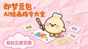 即梦豆包AI绘画指令大全：海量关键词库一键复制，出图效率提升10倍，轻松日更百图-天韵资源网