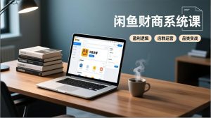 闲鱼财商系统课：从盈利逻辑、店群运营到品类实战，实现稳定月入过万-天韵资源网