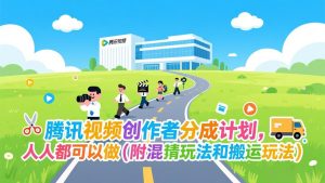 腾讯视频创作者分成计划，人人都可以做(附混剪玩法和搬运玩法-天韵资源网