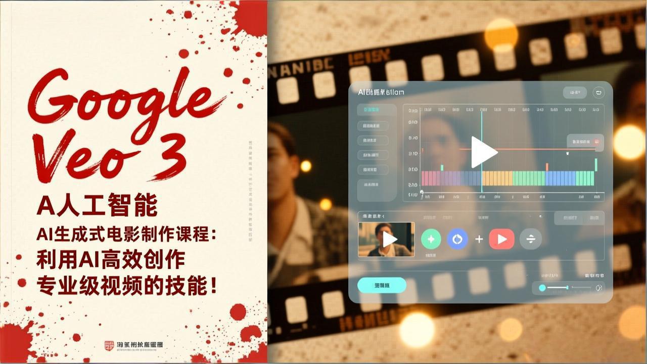 Google Veo 3人工智能AI生成式电影制作课程：利用AI高效创作专业级视频的技能！-天韵资源网