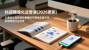 抖店精细化运营课(2026更新-天韵资源网