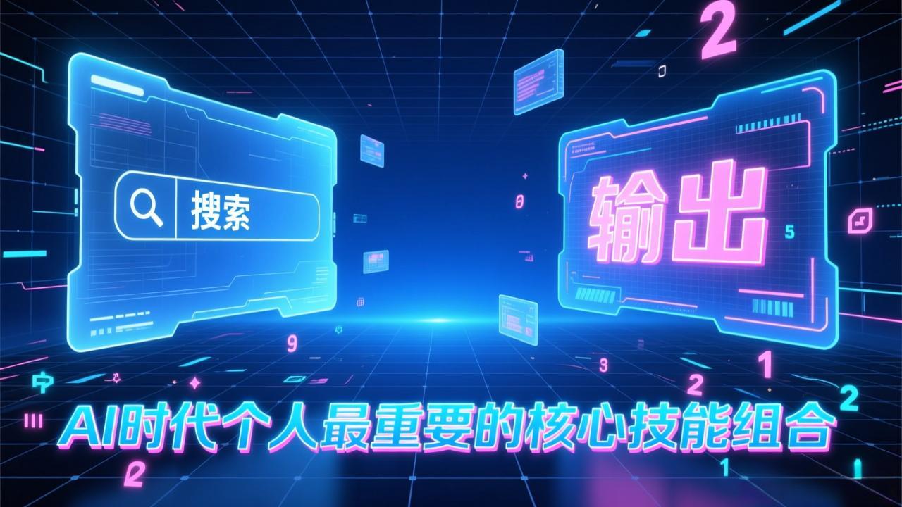 付费文章：AI时代个人最重要的核心技能组合：“输出能力”和“搜索能力”-天韵资源网