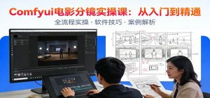 ComfyUI电影分镜实操课：分镜一致性，全流程AI视频制作，零基础也能做专业分镜-天韵资源网