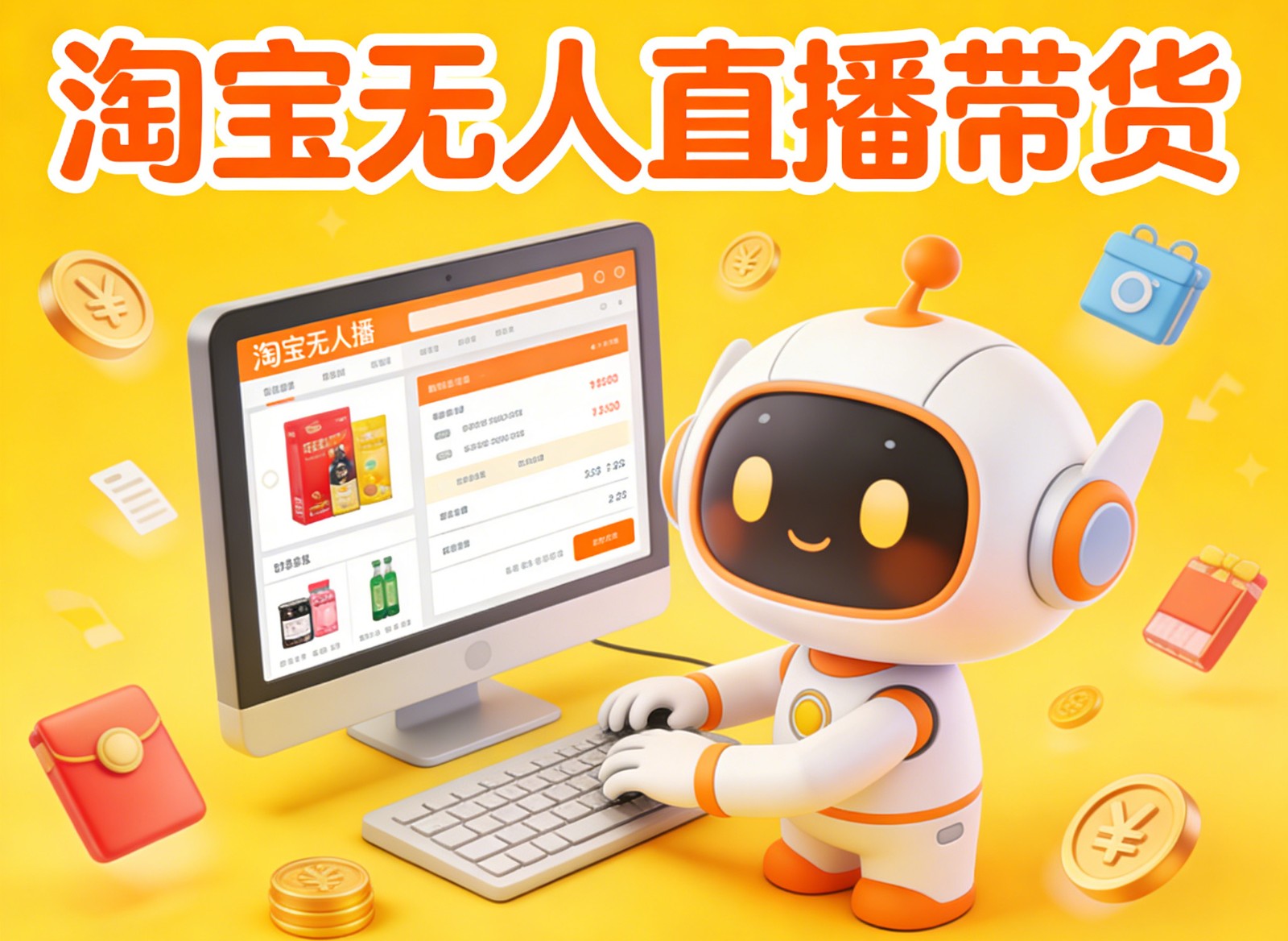 图片[1]-淘宝无人直播带货，24小时自动卖货，月佣金1W+，不违规不封号，不用露脸-天韵资源网