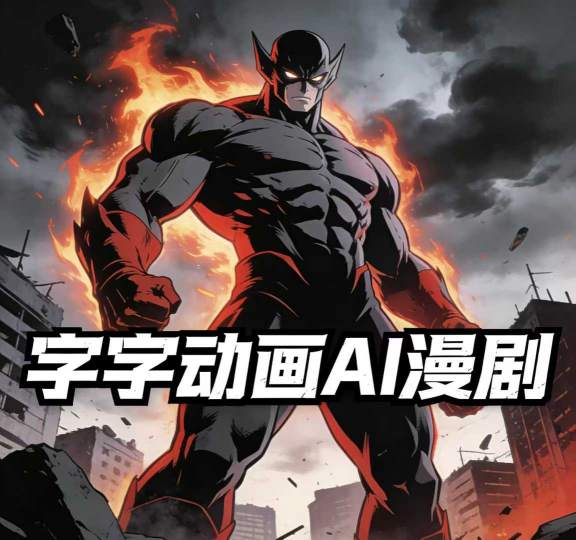 字字动画AI漫剧2026年第1期系统课程，小白看完就能学会实操的漫剧课，单人月收1-3W-天韵资源网