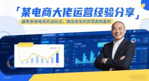 某电商大佬运营经验分享,最新系统电商实战玩法,跳出低毛利实现高效盈利(更新)-天韵资源网