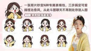 一张照片秒变N种专属表情包，三步搞定可爱搞怪治愈风，从此斗图聊天不再到处存别人图-天韵资源网