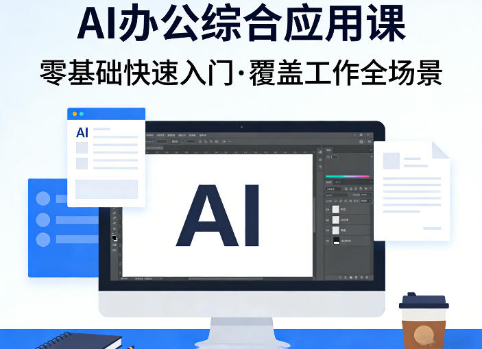 AI办公综合应用课，零基础快速入门，覆盖了工作中各种应用场景-天韵资源网