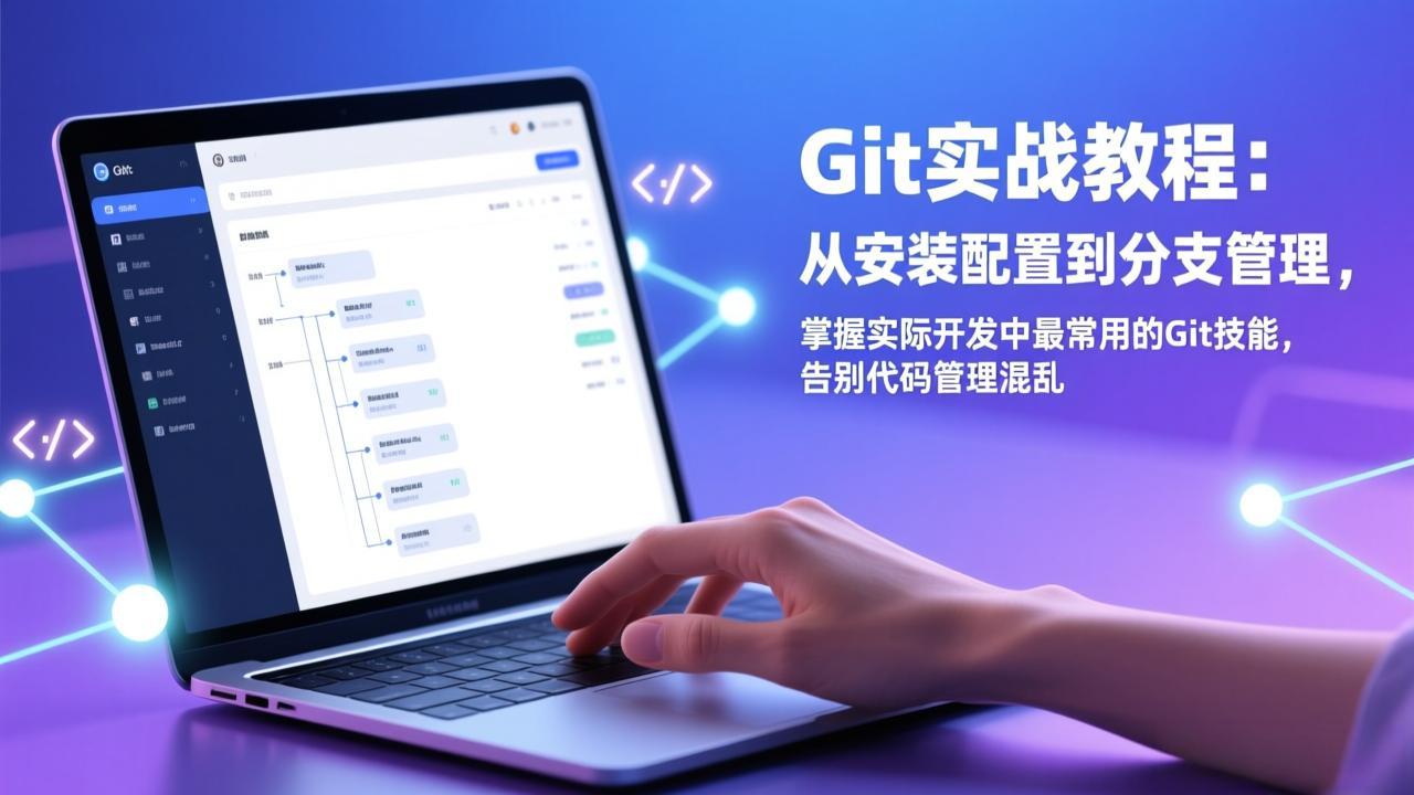 Git实战教程：从安装配置到分支管理，掌握实际开发中最常用的Git技能，告别代码管理混乱-天韵资源网