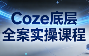 华仔·Coze底层全案实操课程(更新)-天韵资源网
