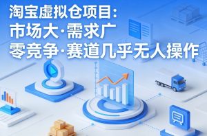 淘宝虚拟仓项目，市场大，需求广，零竞争，赛道几乎没人操作-天韵资源网