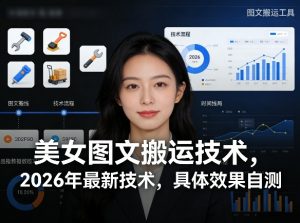 美女图文搬运技术，2026年最新技术，具体效果自测-天韵资源网