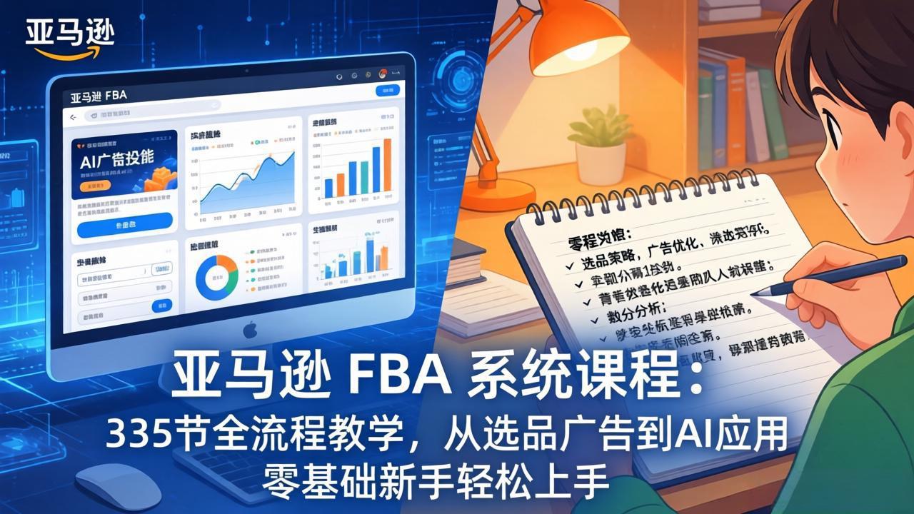 亚马逊 FBA 系统课程(更新26年3月-天韵资源网