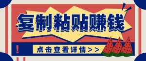 零门槛零成本复制粘贴赚钱项目，评论区留言评论即可轻松日赚取100+-天韵资源网