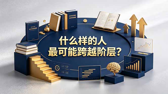 付费文章：什么样的人最可能跨越阶层？具备这五种特质，普通人也能顺利跨越阶层-天韵资源网
