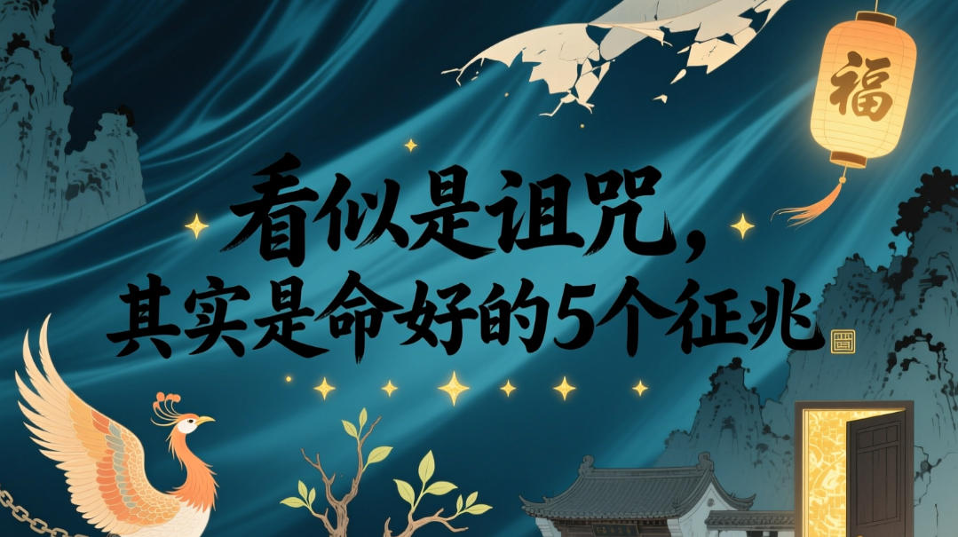 付费文章：看似是诅咒，其实是命好的5个征兆-天韵资源网