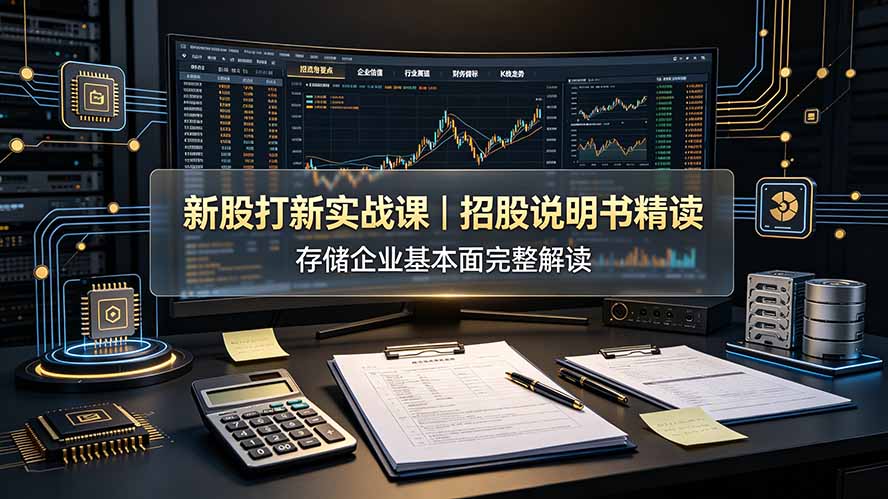 付费文章：新股打新实战课｜招股说明书精读，存储企业基本面完整解读-天韵资源网