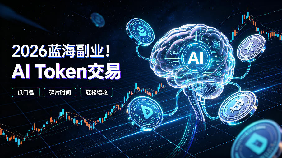 2026全新风口副业|AI智能Token交易,空闲时间轻松 賺 收益,无需全天盯盘【揭秘】-天韵资源网