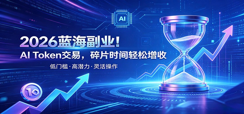 AI Token算力赛道！普通人可入局的数字副业，零门槛快速起步-天韵资源网