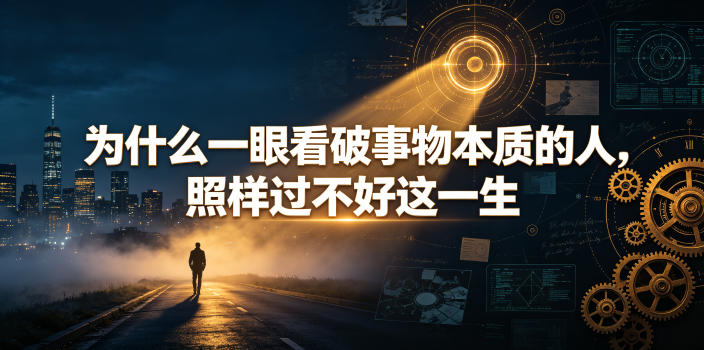 付费文章：为什么一眼看破事物本质的人，照样过不好这一生-天韵资源网