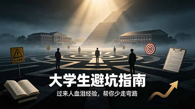 付费文章：大学生避坑指南 ，过来人血泪经验，帮你少走弯路-天韵资源网