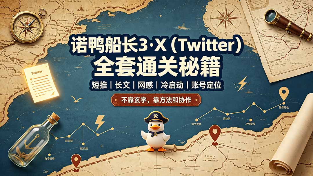 诺鸭船长3·X(Twitter-天韵资源网