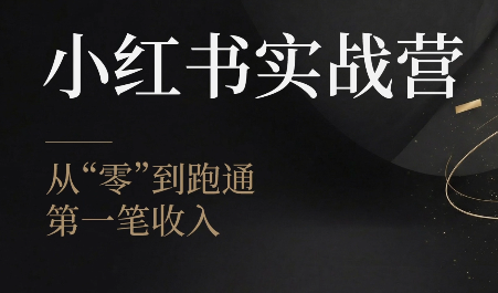 金金老师·小红书实战营-天韵资源网