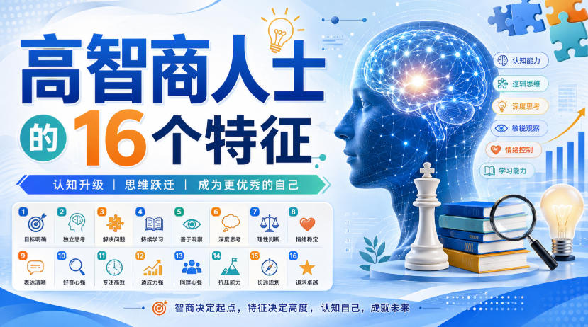 付费文章：高智商人士的16个特征-天韵资源网