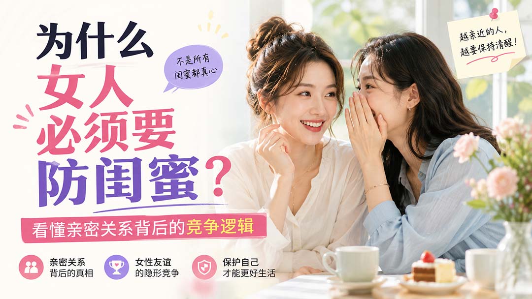付费文章：为什么女人必须要防闺蜜？看懂亲密关系背后的竞争逻辑-天韵资源网
