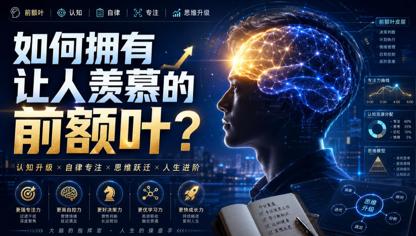 付费文:如何拥有让人羡慕的前额叶?-天韵资源网