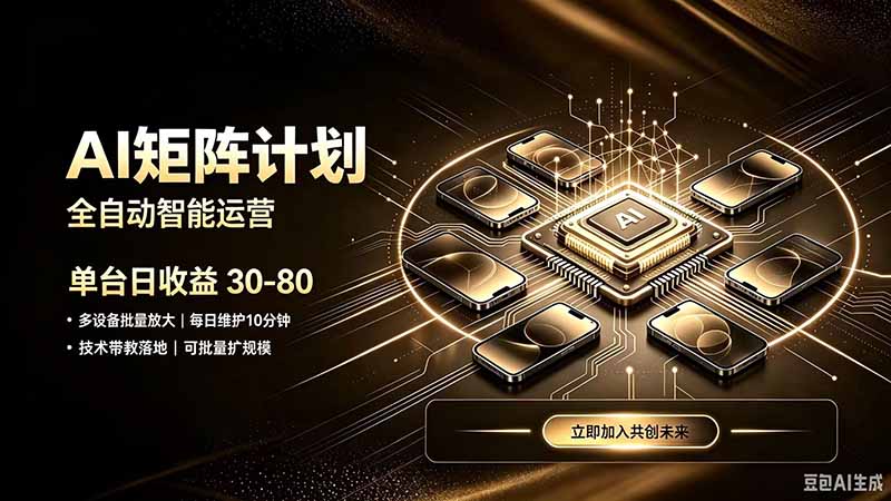 AI智能对话,矩阵规模化创业,全程技术扶持,长久稳定,日入800+-天韵资源网