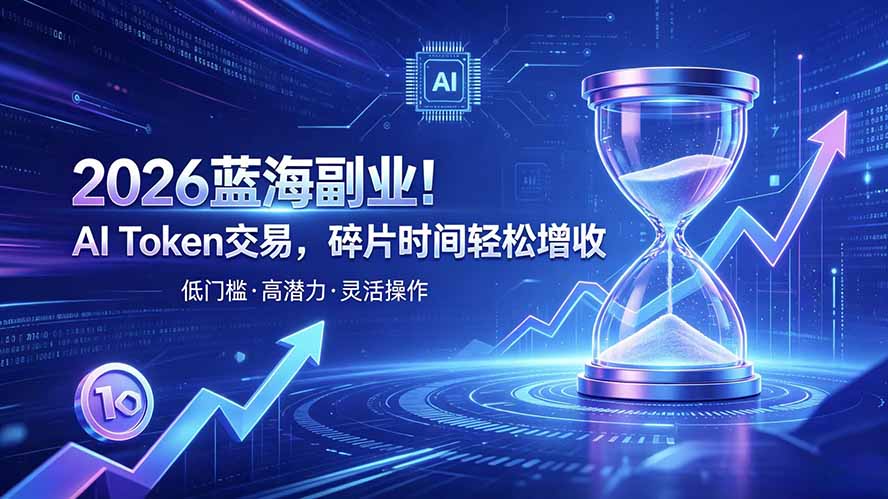 AI Token算力赛道！普通人可入局的数字副业-天韵资源网