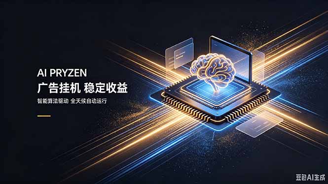 AI Pryzen 广告挂机｜24小时自动跑，日入300-500，新手零门槛-天韵资源网