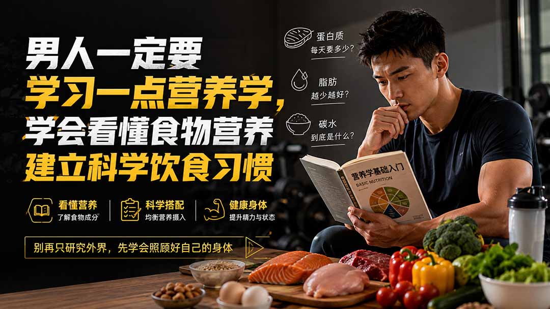 付费文章：男人一定要学习一点营养学，学会看懂食物营养建立科学饮食习惯-天韵资源网