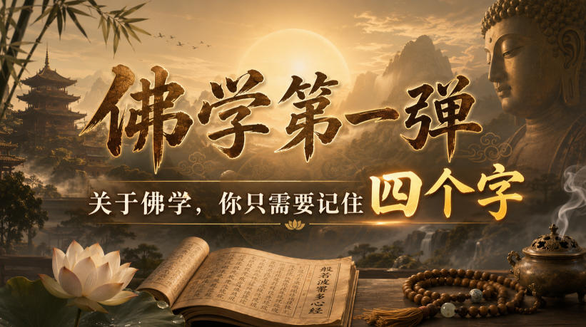 付费文章：佛学第一弹，关于佛学，你只需要记住四个字-天韵资源网