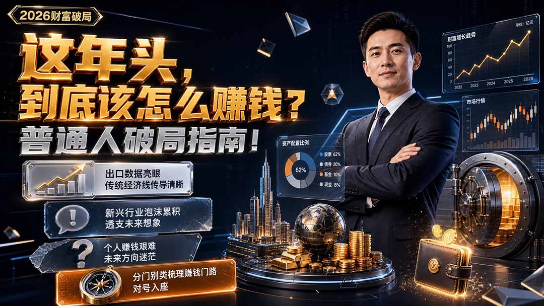付费文章：这年头，到底该怎么赚钱？普通人破局指南！-天韵资源网