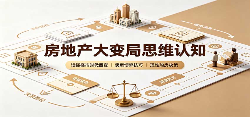房地产大变局思维认知：读懂楼市时代巨变，卖房博弈技巧，理性购房决策-天韵资源网
