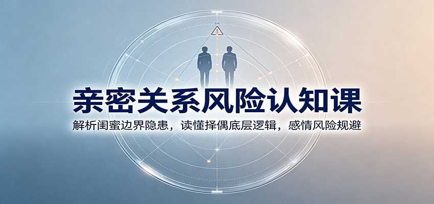 亲密关系风险认知课：解析闺蜜边界隐患，读懂择偶底层逻辑，感情风险规避-天韵资源网