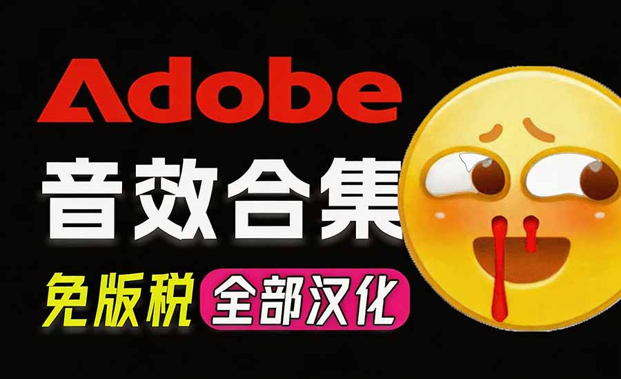 请称爆硬盘！Adobe 和 达芬奇 官方提供的高品质免版税音效库， 10000+ 免费商用音效合集，已离线打包-天韵资源网
