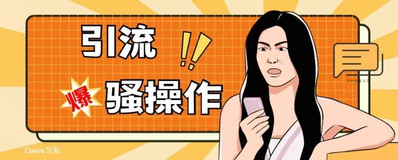 最新引流骚操作，单账号日引50-100，简单粗暴，适合于小白各行各业都可以进行操作，精准粉丝加到爆-天韵资源网