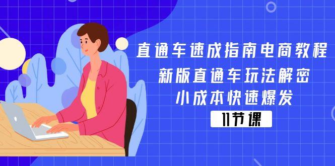 直通车 速成指南电商教程：新版直通车玩法解密，小成本快速爆发(11节-天韵资源网