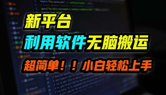 B站平台用软件无脑搬运，月赚10000+，小白也能轻松上手-天韵资源网