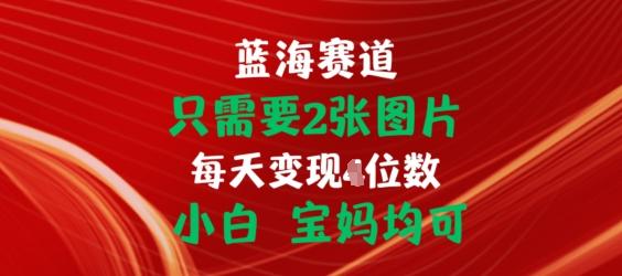 只需要2张图片，挂载链接出单赚佣金，小白宝妈均可【揭秘】-天韵资源网