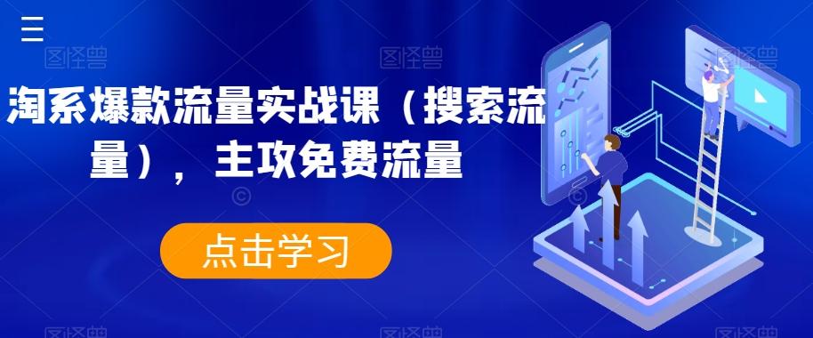 淘系爆款流量实战课（搜索流量），主攻免费流量-天韵资源网