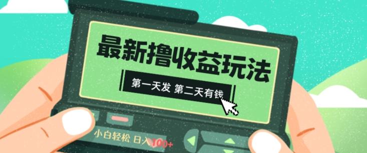 2024最新撸视频收益玩法，第一天发，第二天就有钱-天韵资源网